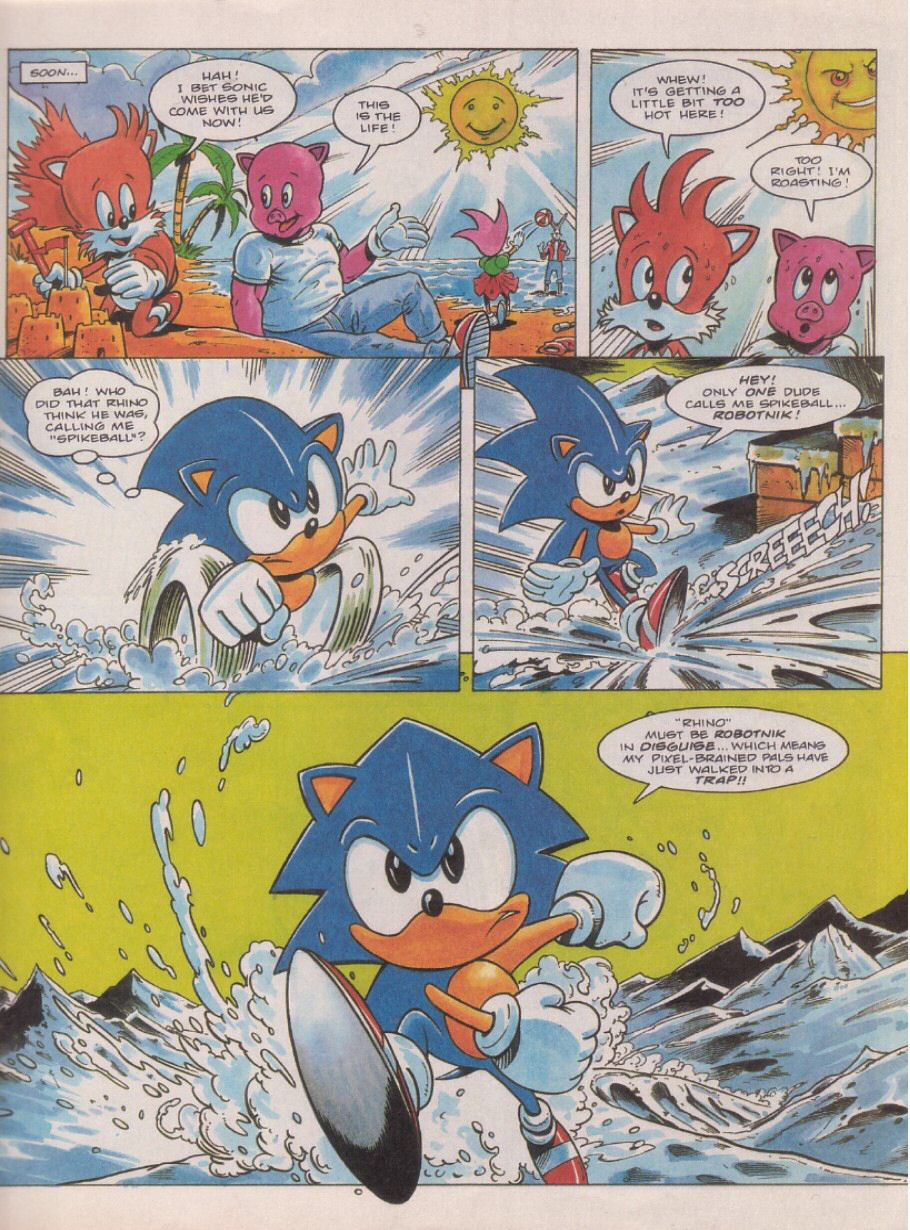 Sonic Holiday Special - Summer 1995 Page 4